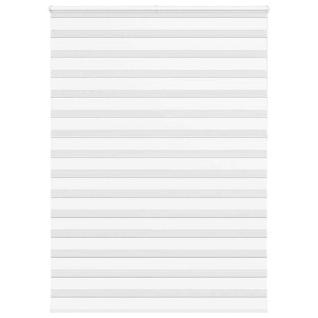 VidaXL zebra rullegardin 165x230 cm stofbredde 160,9 cm polyester hvid