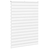 VidaXL zebra rullegardin 165x230 cm stofbredde 160,9 cm polyester hvid