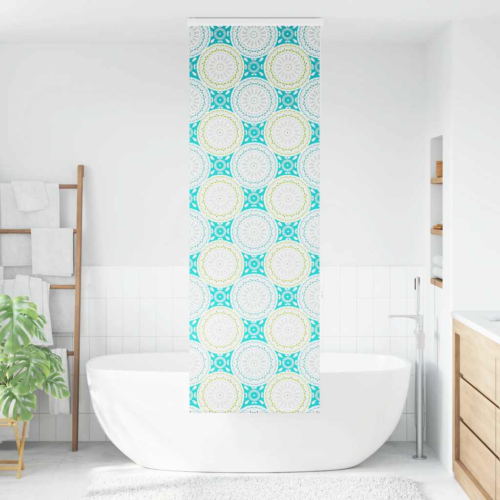 Vidaxl doucherolgordijn met cassette 60x240 cm stofbreedte 56 cm