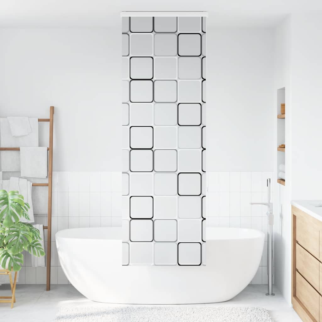 Vidaxl doucherolgordijn met cassette 70x240 cm stofbreedte 66 cm