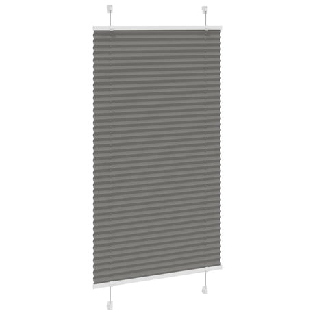 Vidaxx plisseret rullegardin 70x100 cm stofbredde 69,4 cm antracit
