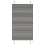 Vidaxx plisseret rullegardin 80x100 cm stofbredde 79,4 cm antracit