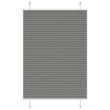 Vidaxx plisseret rullegardin 85x100 cm stofbredde 84,4 cm antracit