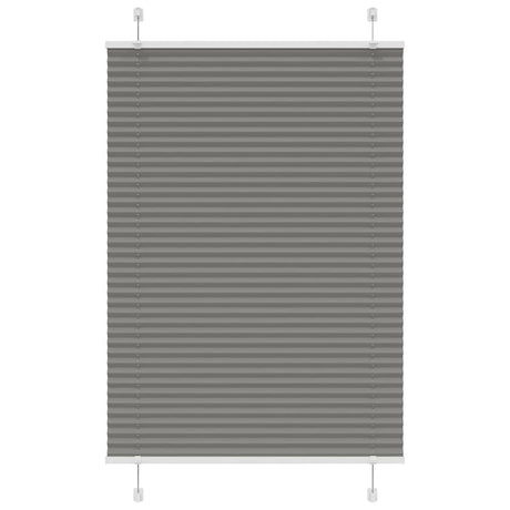 Vidaxx plisseret rullegardin 95x100 cm stofbredde 94,4 cm antracit