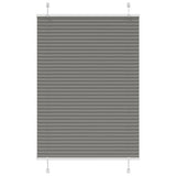 Vidaxx plisseret rullegardin 100x100 cm stofbredde 99,4 cm antracit