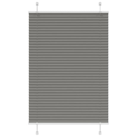 Vidaxx plisseret rullegardin 100x100 cm stofbredde 99,4 cm antracit