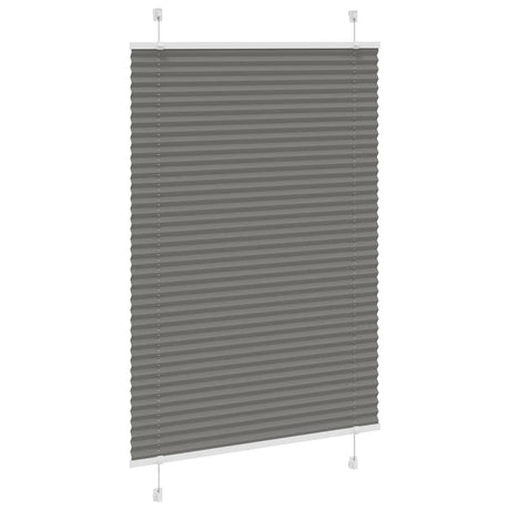 Vidaxx plisseret rullegardin 100x100 cm stofbredde 99,4 cm antracit