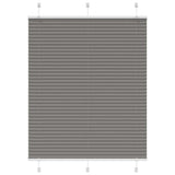 Vidaxx plisseret rullegardin 105x100 cm stofbredde 104,4 cm antracit