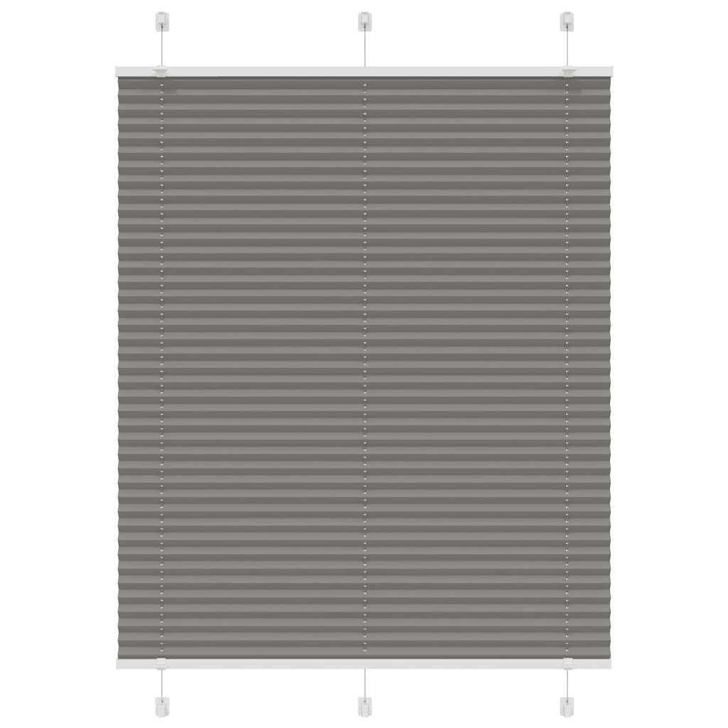 Vidaxx plisseret rullegardin 110x100 cm stofbredde 109,4 cm antracit