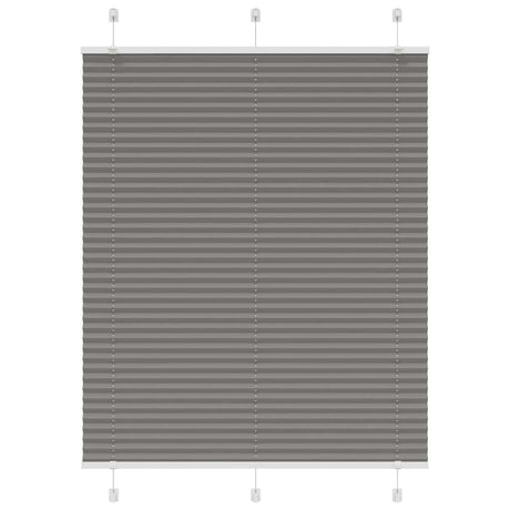 Vidaxx plisseret rullegardin 110x100 cm stofbredde 109,4 cm antracit