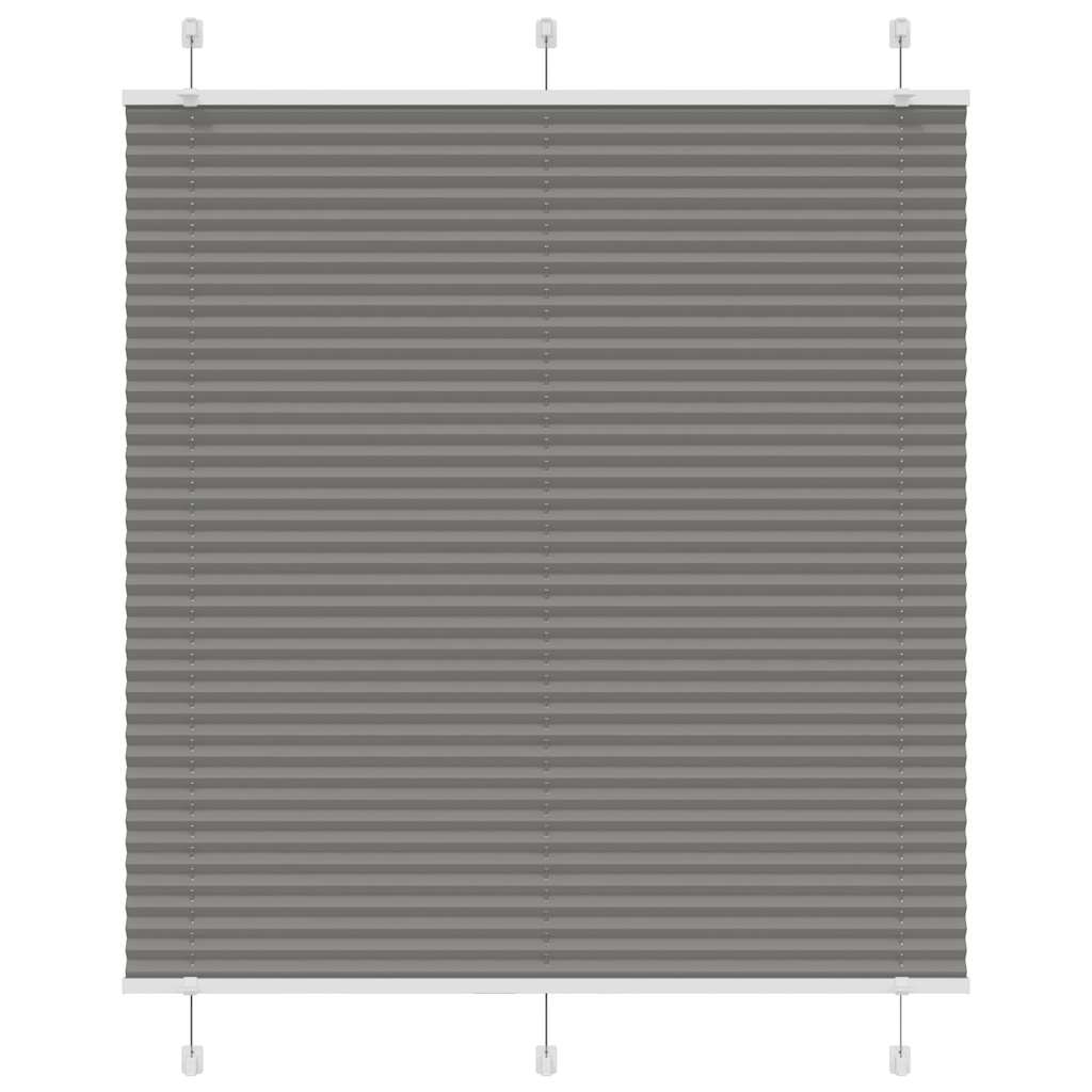 Vidaxx plisseret rullegardin 115x100 cm stofbredde 114,4 cm antracit