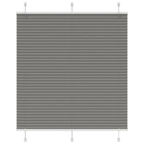 Vidaxx plisseret rullegardin 120x100 cm stofbredde 119,4 cm antracit