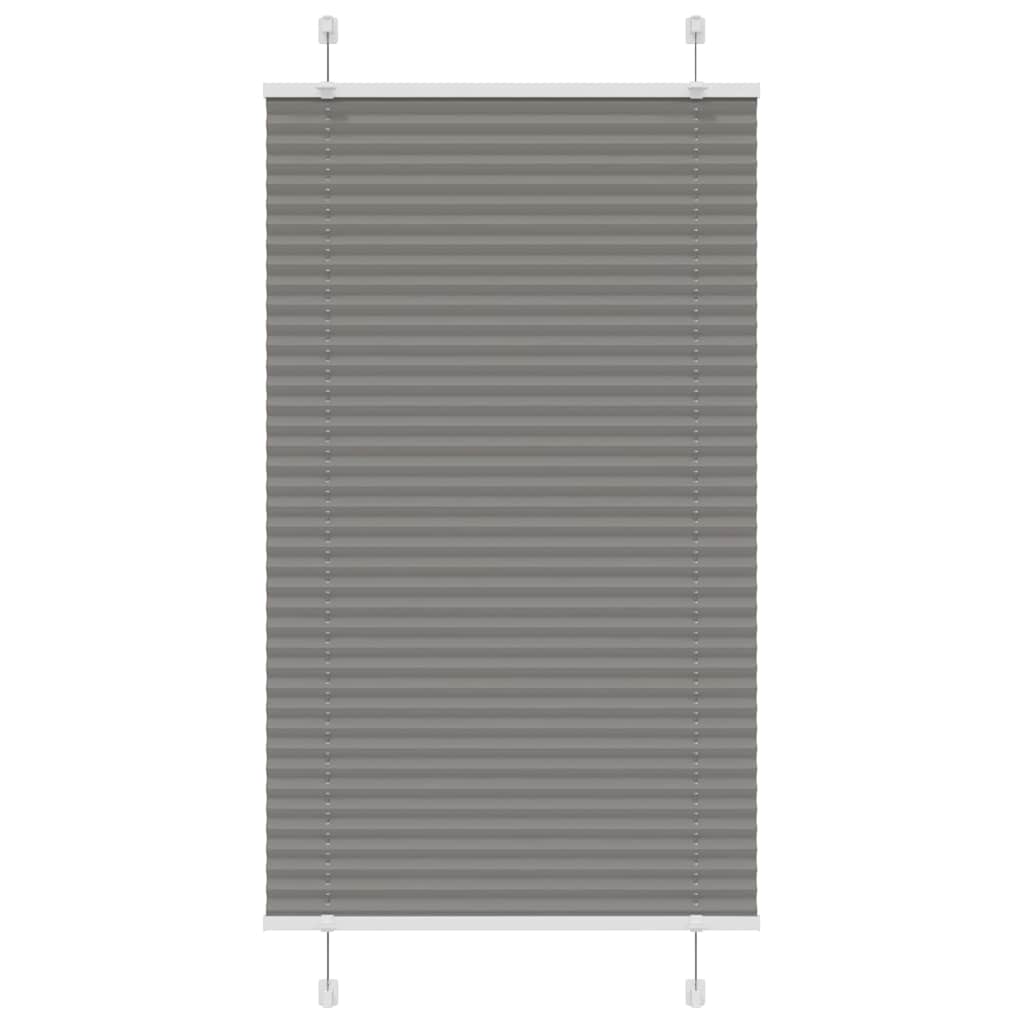 Vidaxx plisseret rullegardin 80x150 cm stofbredde 79,4 cm antracit