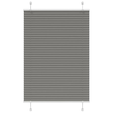 Vidaxx plisseret rullegardin 85x150 cm stofbredde 84,4 cm antracit