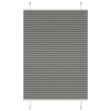 Vidaxl plissé rolgordijn 90x150 cm stofbreedte 89,4 cm antraciet