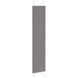 Vidaxl plissé rolgordijn 45x200 cm stofbreedte 44,4 cm antraciet