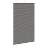 Vidaxl plissé rolgordijn 115x200 cm stofbreedte 114,4 cm antraciet