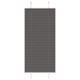 Vidaxl plissé rolgordijn 55x100 cm stofbreedte 54,4 cm polyester zwart