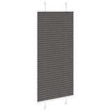Vidaxl plissé rolgordijn 55x100 cm stofbreedte 54,4 cm polyester zwart