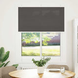 Vidaxl plissé rolgordijn 110x100cm stofbreedte 109,4cm polyester zwart