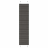 Vidaxl plissé rolgordijn 50x200 cm stofbreedte 49,4 cm polyester zwart