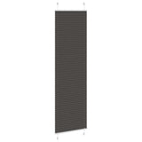 Vidaxl plissé rolgordijn 65x200 cm stofbreedte 64,4 cm polyester zwart