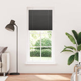 Vidaxl plissé rolgordijn 100x200 cm stofbreedte 99,4cm polyester zwart
