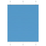 Vidaxl plissé rolgordijn 110x100cm stofbreedte 109,4cm polyester blauw