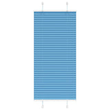 Vidaxl plissé rolgordijn 65x150 cm stofbreedte 64,4 cm polyester blauw