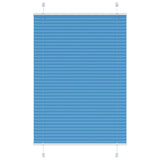 Vidaxl plissé rolgordijn 85x150 cm stofbreedte 84,4 cm polyester blauw