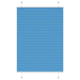 Vidaxl plissé rolgordijn 100x150 cm stofbreedte 99,4cm polyester blauw