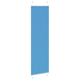 Vidaxl plissé rolgordijn 65x200 cm stofbreedte 64,4 cm polyester blauw