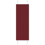 Vidaxl plissé rolgordijn 40x100 cm stofbreedte 39,4 cm bordeauxrood