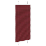 Vidaxl plissé rolgordijn 55x100 cm stofbreedte 54,4 cm bordeauxrood