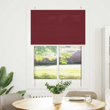 Vidaxl plissé rolgordijn 95x100 cm stofbreedte 94,4 cm bordeauxrood