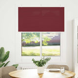 Vidaxl plissé rolgordijn 105x100cm stofbreedte 104,4cm bordeauxrood