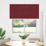 Vidaxl plissé rolgordijn 115x100cm stofbreedte 114,4cm bordeauxrood
