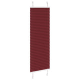 Vidaxl plissé rolgordijn 50x150 cm stofbreedte 49,4 cm bordeauxrood