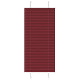 Vidaxl plissé rolgordijn 55x150 cm stofbreedte 54,4 cm bordeauxrood