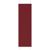 Vidaxl plissé rolgordijn 60x200 cm stofbreedte 59,4 cm bordeauxrood