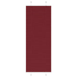 Vidaxl plissé rolgordijn 70x200 cm stofbreedte 69,4 cm bordeauxrood
