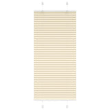 Vidaxl plissé rolgordijn 65x150 cm stofbreedte 64,4 cm polyester crème
