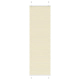 Vidaxl plissé rolgordijn 55x200 cm stofbreedte 54,4 cm polyester crème
