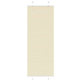 Vidaxl plissé rolgordijn 80x200 cm stofbreedte 79,4 cm polyester crème