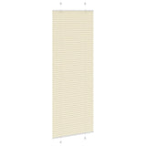 Vidaxl plissé rolgordijn 80x200 cm stofbreedte 79,4 cm polyester crème