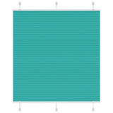 Vidaxl plissé rolgordijn 115x100cm stofbreedte 114,4cm petrol groen
