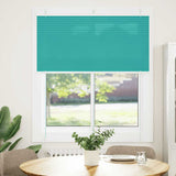 Vidaxl plissé rolgordijn 120x100cm stofbreedte 119,4cm petrol groen