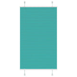 Vidaxl plissé rolgordijn 70x150 cm stofbreedte 69,4 cm petrol groen