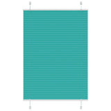 Vidaxl plissé rolgordijn 100x150 cm stofbreedte 99,4cm petrol groen