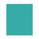 Vidaxl plissé rolgordijn 105x150cm stofbreedte 104,4cm petrol groen